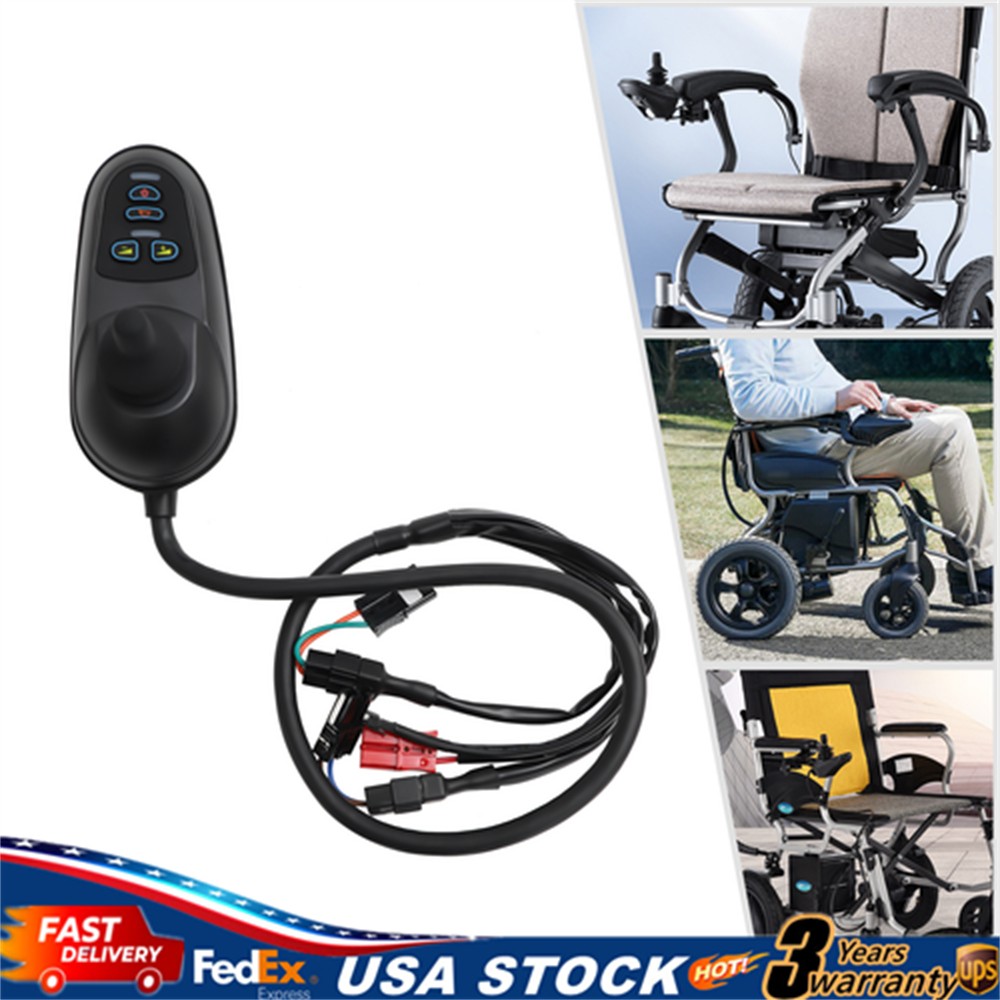Electric Wheelchair Joystick Controller 4 Keys Waterproof Part Accessories