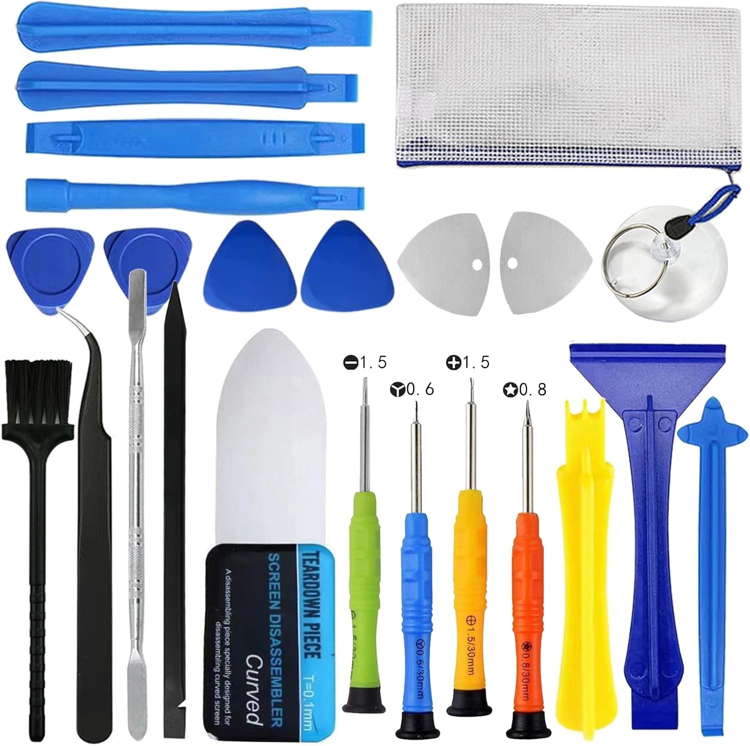 Spudger Tool Kit, 23 Pcs Cell Phone Repair Tool Kit, Pry Tools for Electronics,
