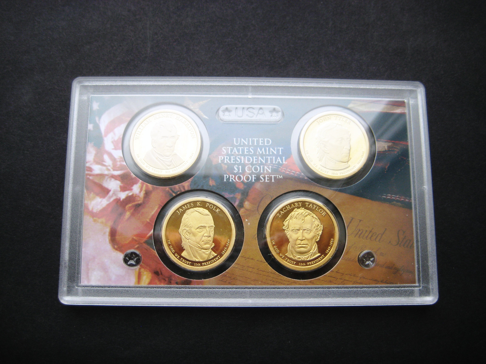 2009 UNITED STATES PRESIDENTIAL MINT PROOF (4 COINS) NO BOX