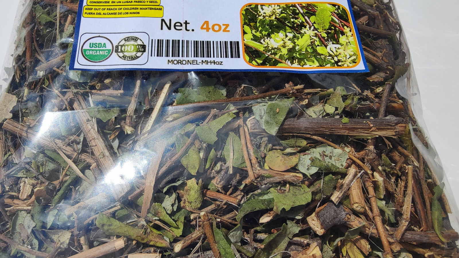 4oz Moronel organic moronel tea ramas de moronel