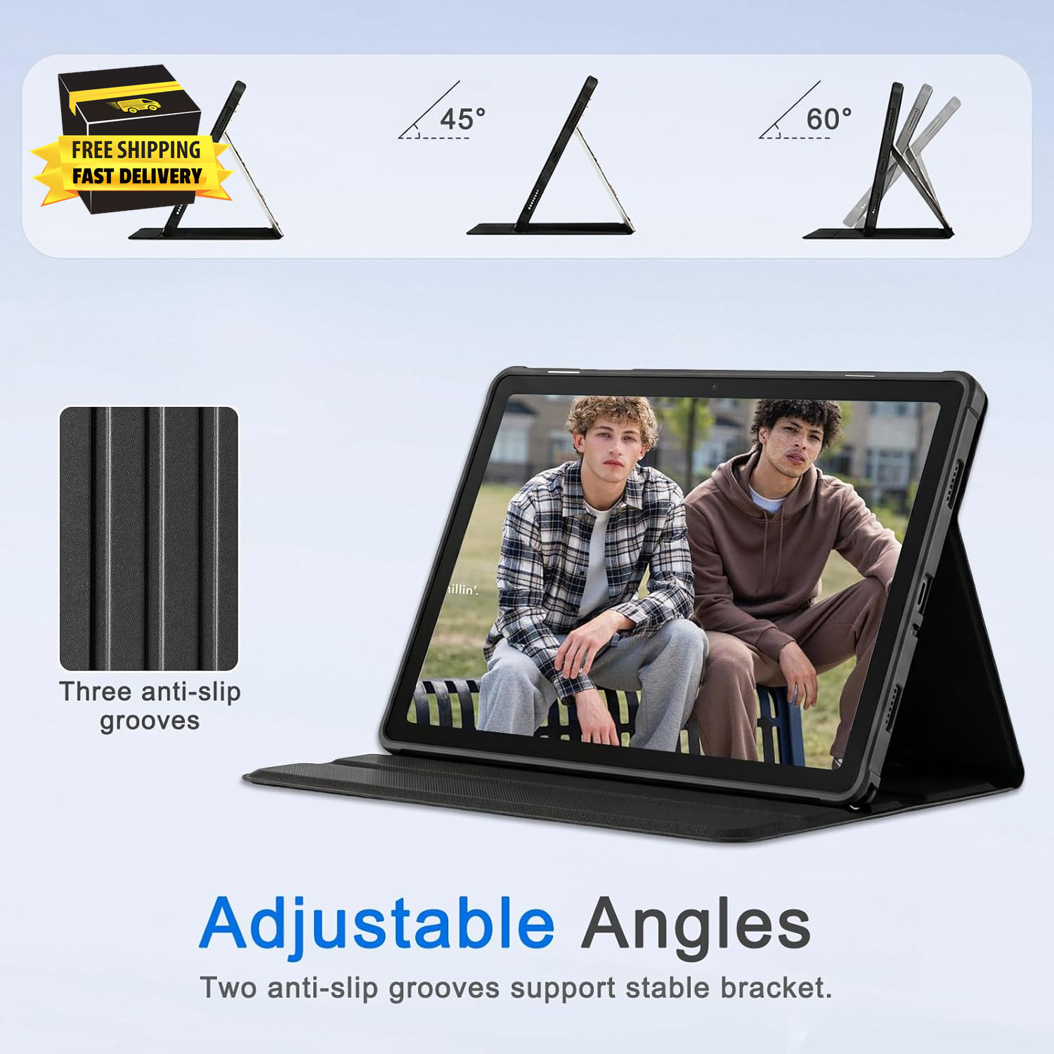 Case for Samsung Galaxy Tab A11+ plus 11” 2025, Multi-Viewing Angles, All New PU
