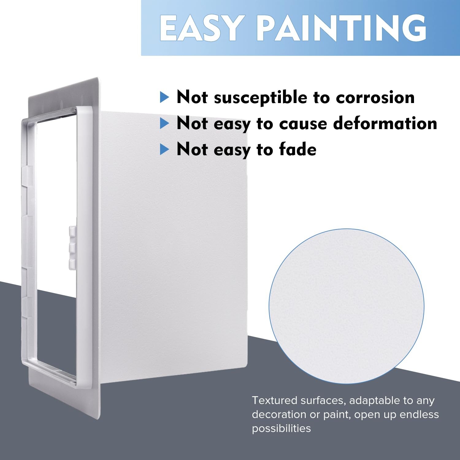 Access Plumbing Panel for Drywall Ceiling, 8x8 in Plastic Access Door, Wall H...
