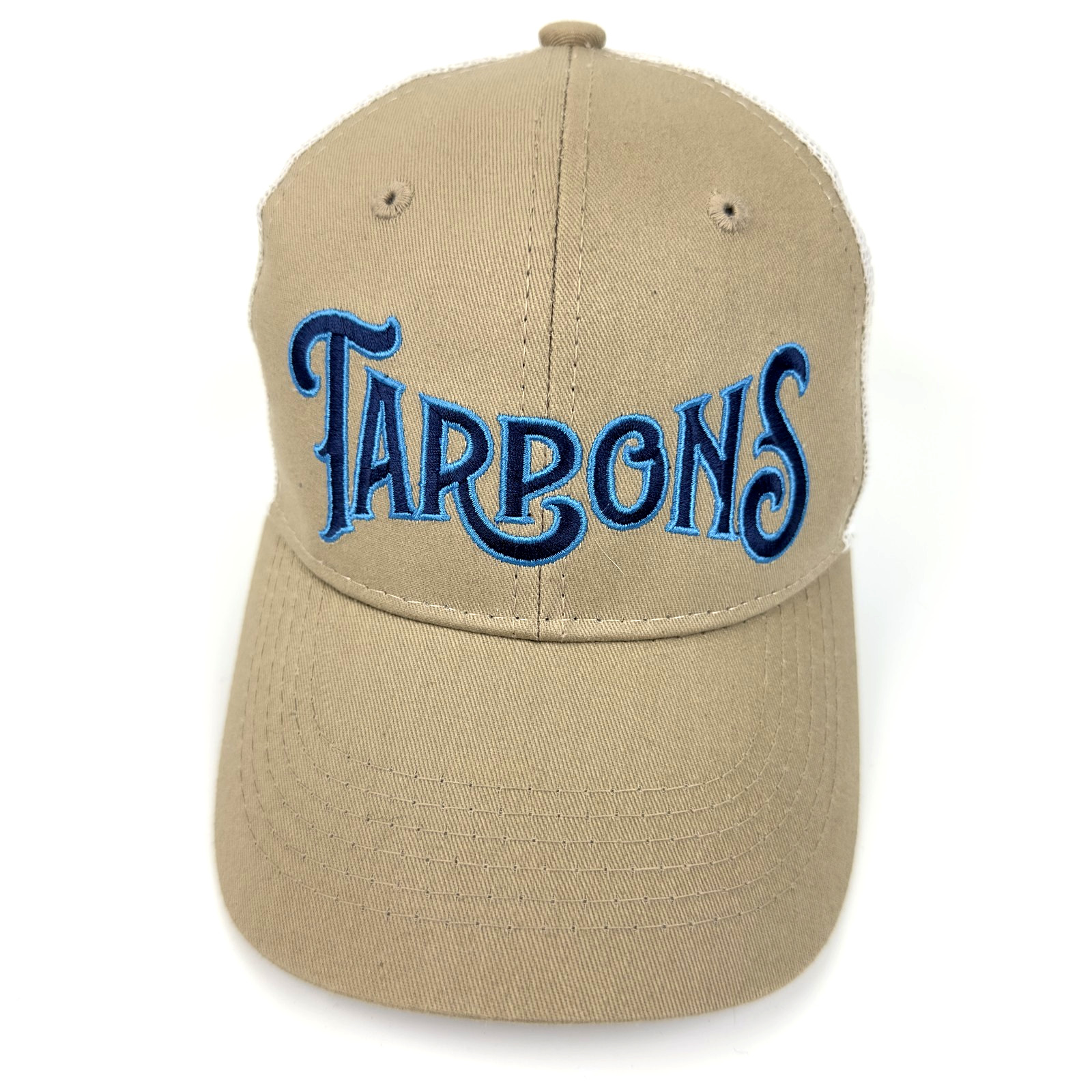 Tampa Tarpons Hat Cap Snap Back Trucker Script MILB Baseball Mens