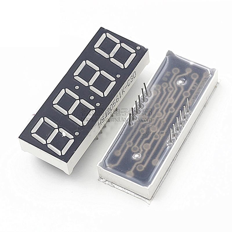 2PCS 0.56" 4 Digit Super Red LED Display Common Anode with Time Display