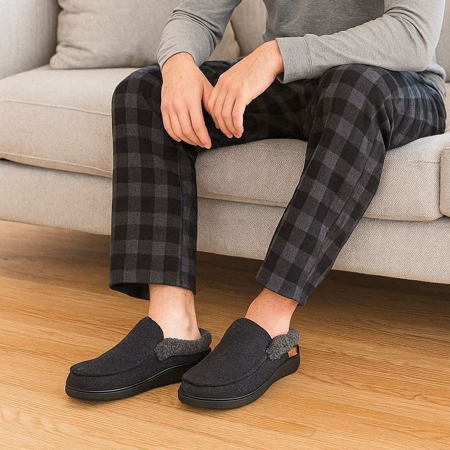 Dearfoam Loafer Slippers Mens 9/10 Indoor Outdoor Leisure House shoes Loungewear