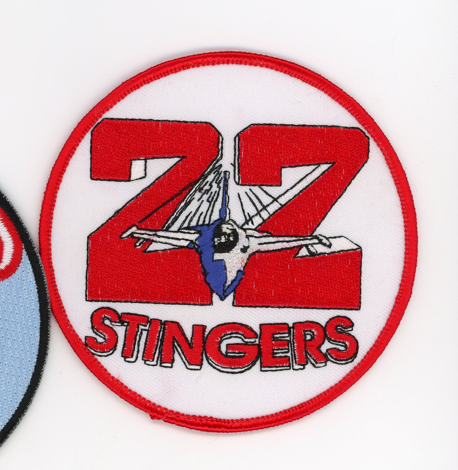 PATCH F-1 6 USAF 22nd FS STINGERS SEW ON PARCHE