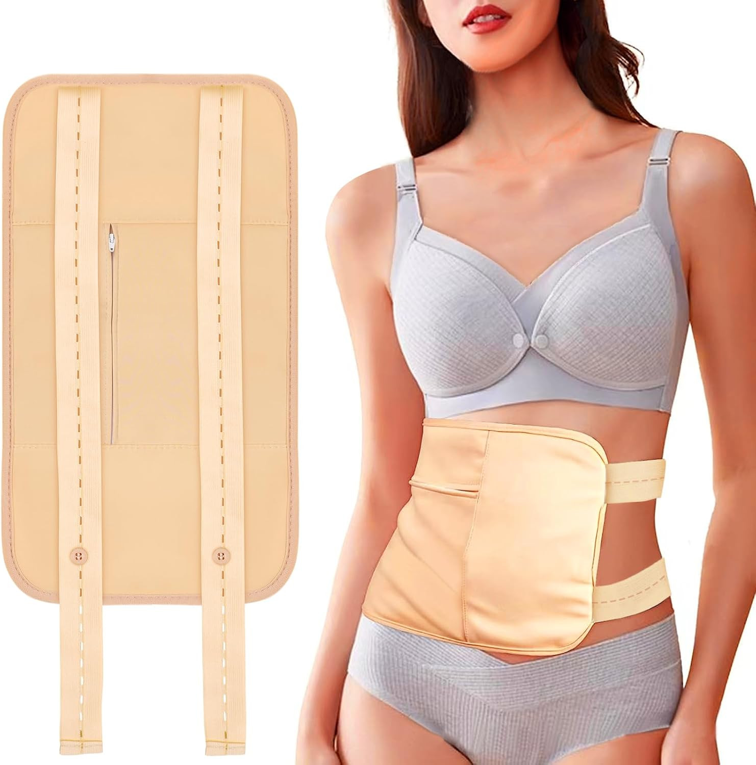Castor Oil Pack Wrap,Castor Oil Wrap for Stomach, Liver Detox, Belly & Entire Bo