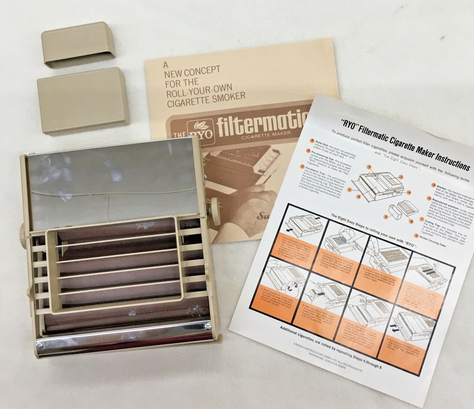 RYO Filtermatic Cigarette Maker (New Old Stock) 10 Available