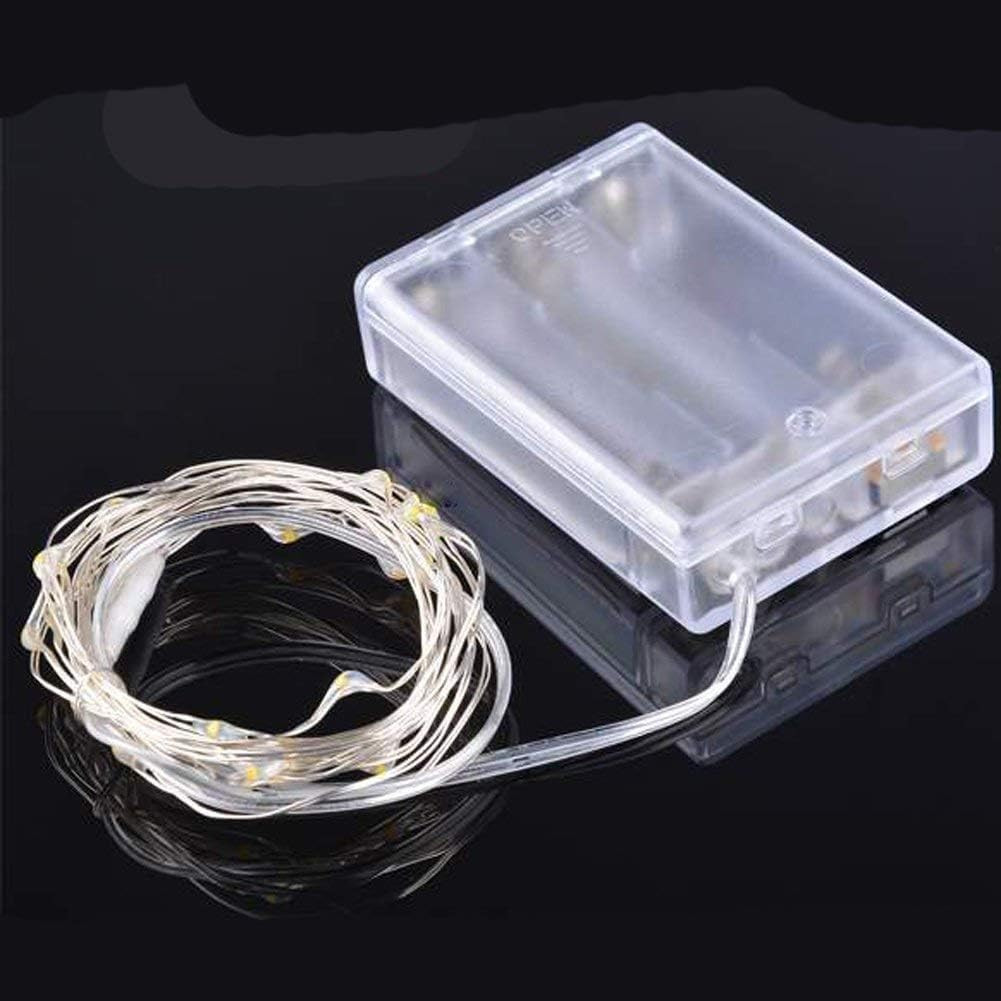 String Lights,Waterproof LED String Lights,10Ft/30 Leds Fairy String Lights