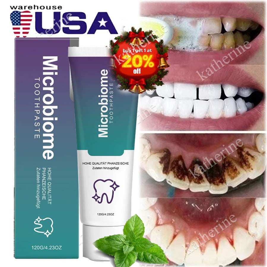 Microbiome Mint Flavor Gum Toothpaste Cleaning Toothpaste Sensitive Teeth 120g👍