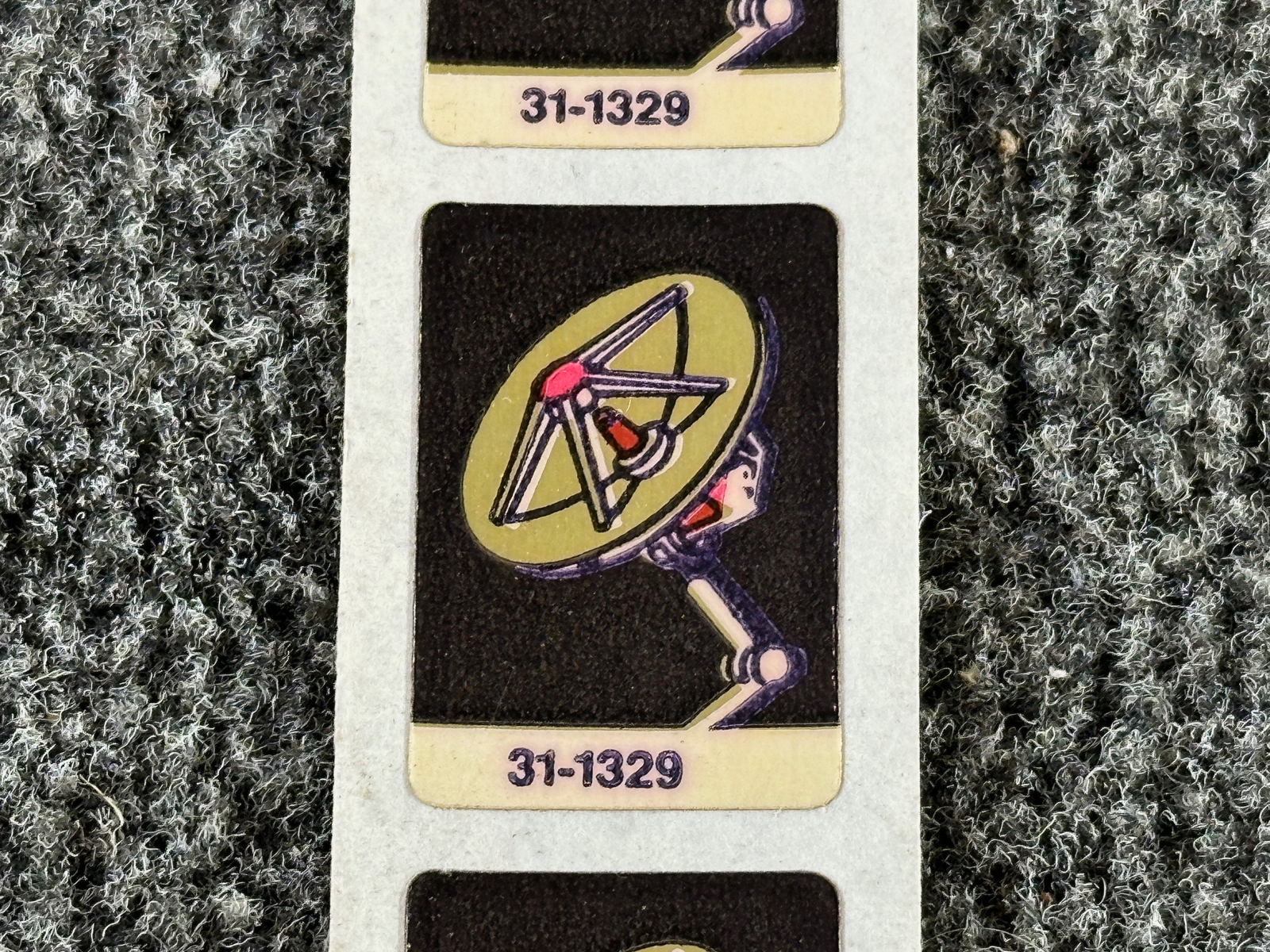 Williams Space Shuttle Pinball Machine Playfield Drop Target Decals ORIGINAL NOS