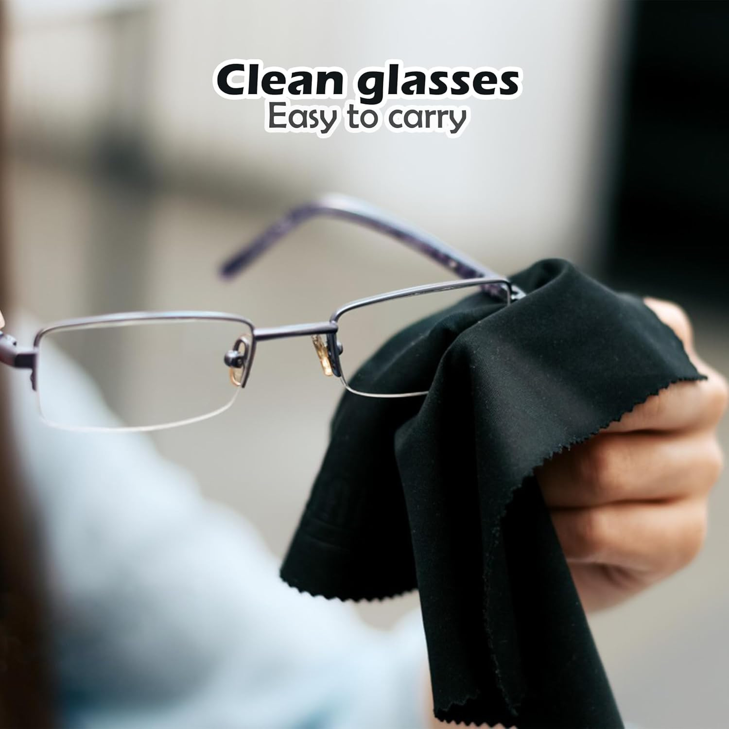 4 PCS Microfiber Cleaning Cloths Glasses Cleaning Cloth Safe and Effective Clean