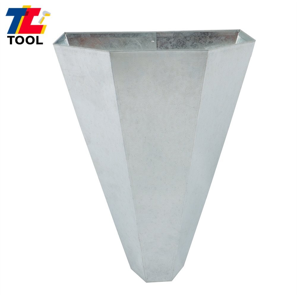 2 Pack 8 lbs Medium Size Chicken Cone Galvanized Steel Poultry Restraining Cone