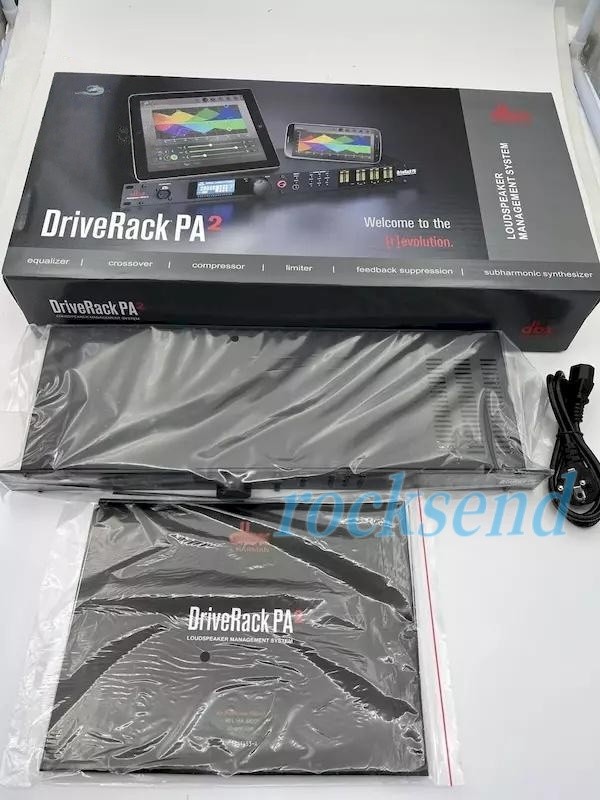 New DriveRack PA2 Complete Loudspeaker Management System Black+ USB US Stock