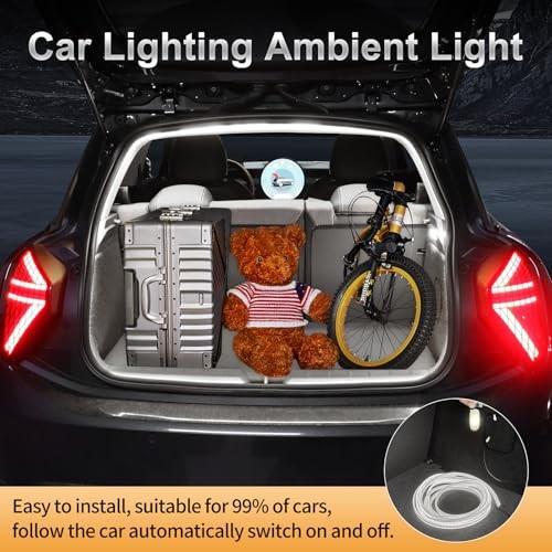 Cuttable Universal Fit LED Rear Trunk Cargo Light Interior White Light)