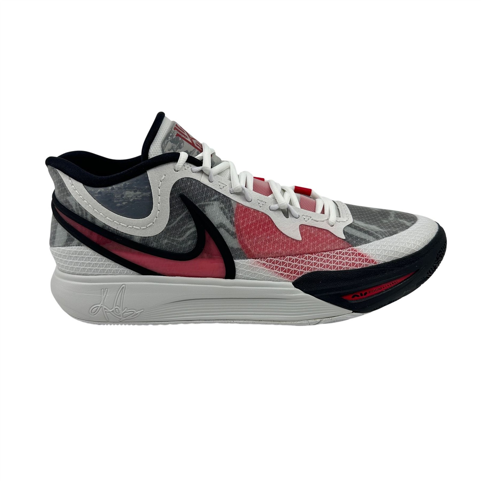 Nike Kyrie 8 White University Red Black Mens Athletic Sneaker