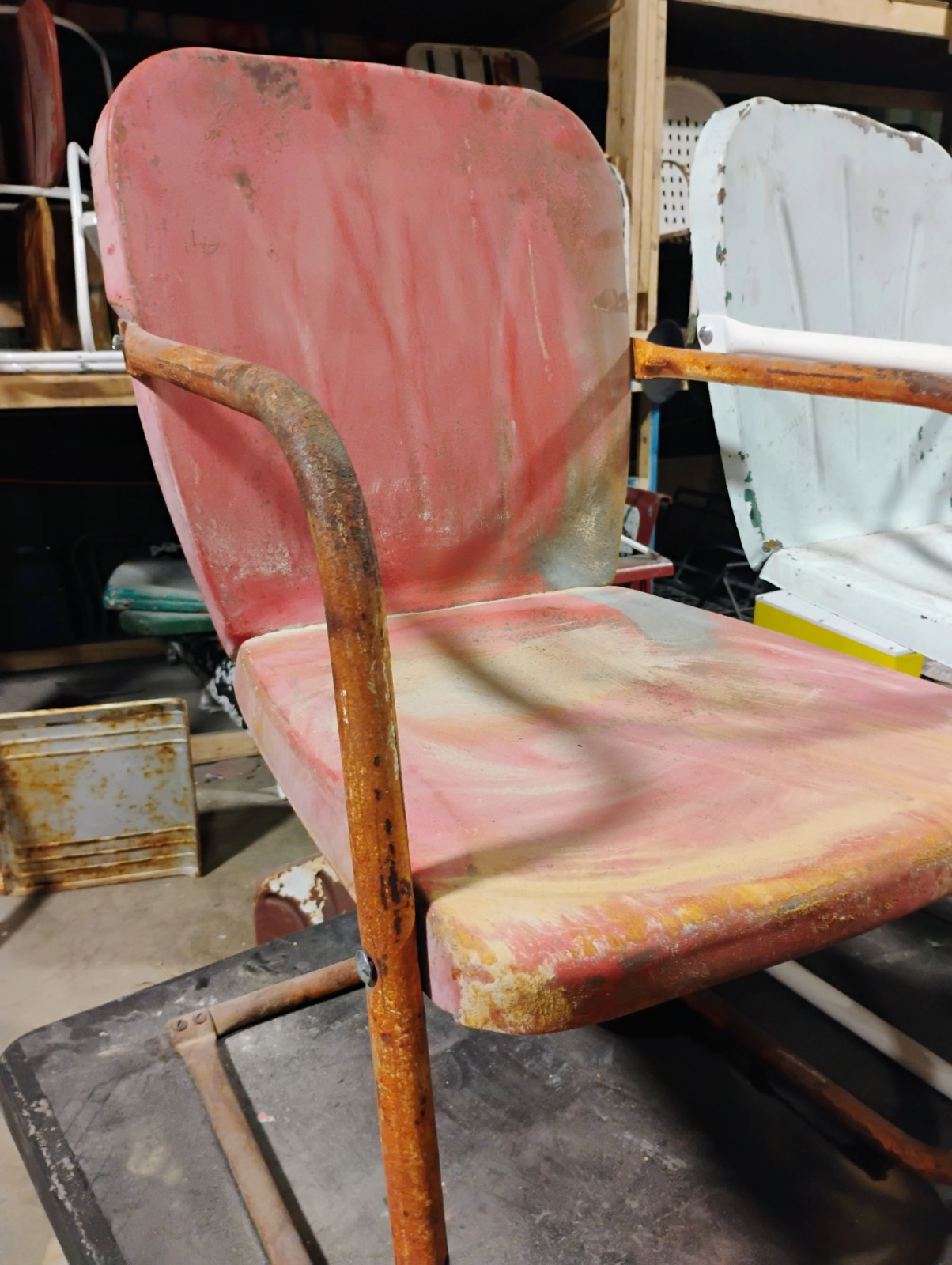 Vintage Edwards Manufacturing Fork Chairs (Set Of 2)