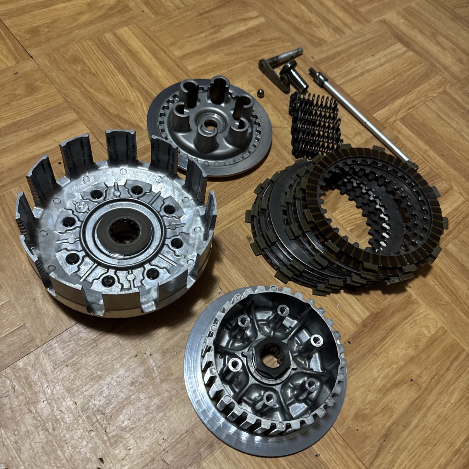 2017 14-17 YAMAHA YZ 450F YZ450F OEM CLUTCH ASSEMBLY Plates Basket Cover Inner