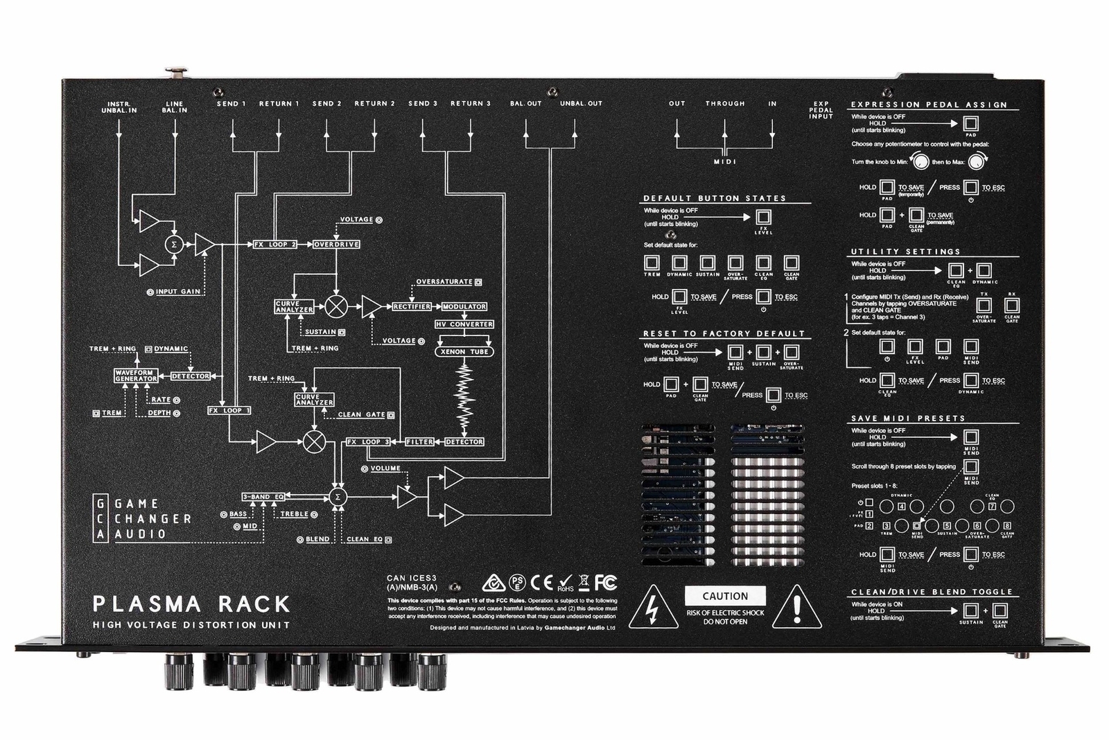 Gamechanger Audio PLASMA Rack Studio Rackmount Effect