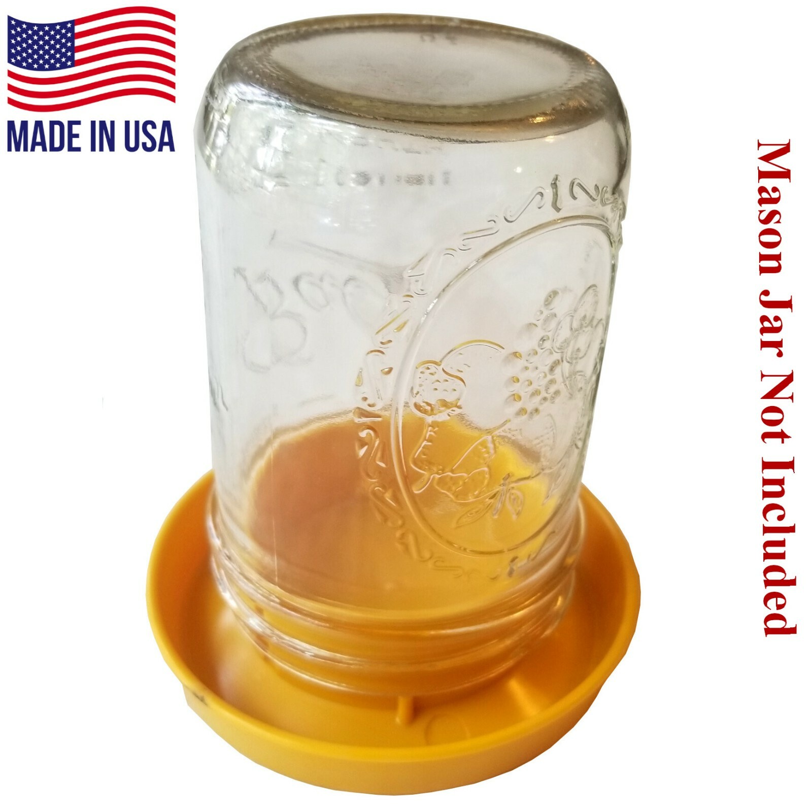 Pinnon Hatch Farms 2 Pack Drown Proof Chick Waterer - Mason Jar NOT Included