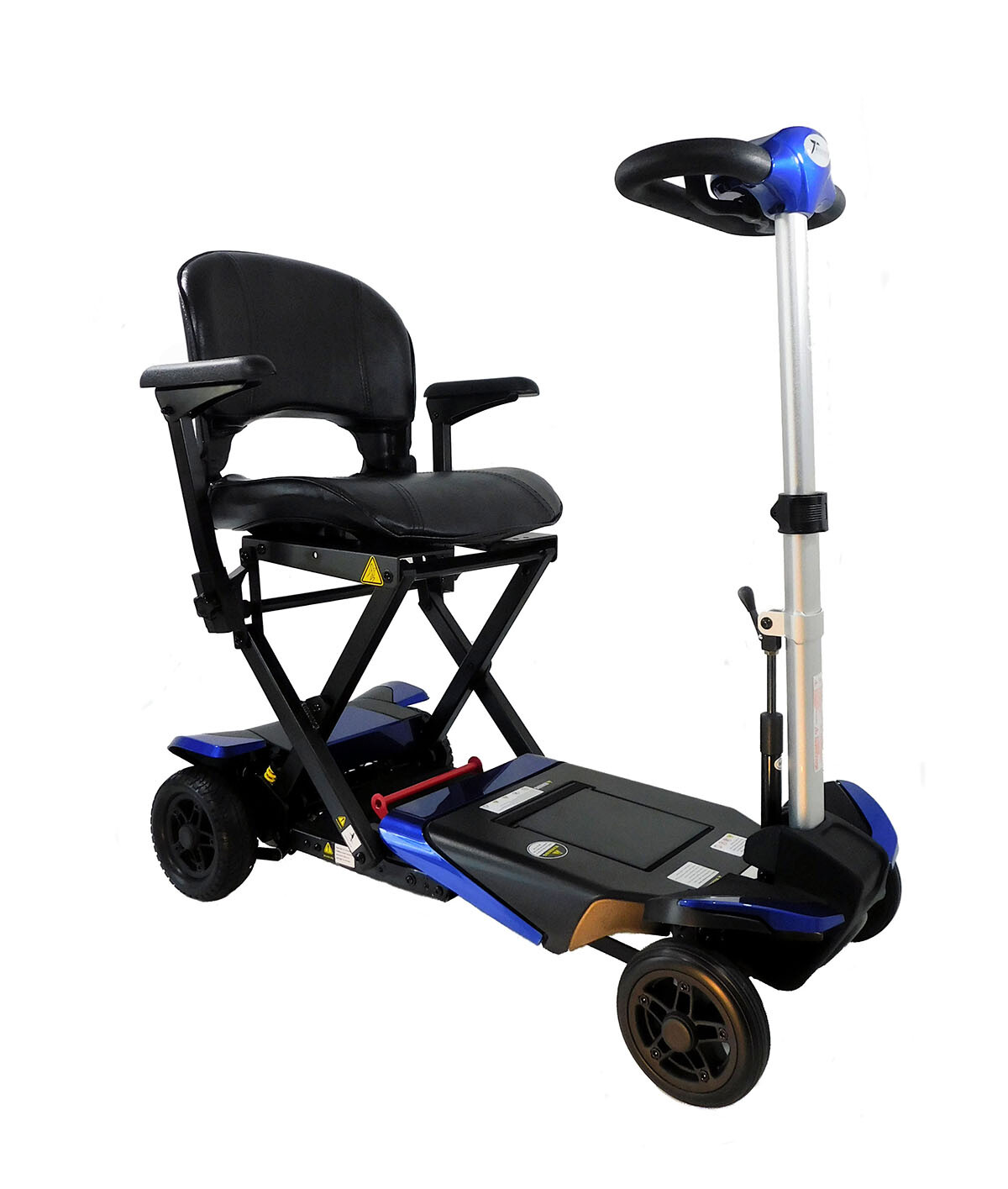 Enhance Mobility Transformer 2 Automatic Folding Electric Mobility Scooter Blue