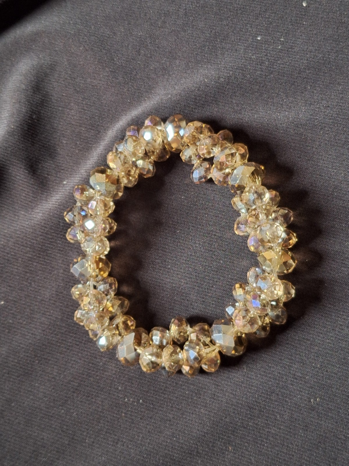 Crystal Beaded Stretch Bracelet