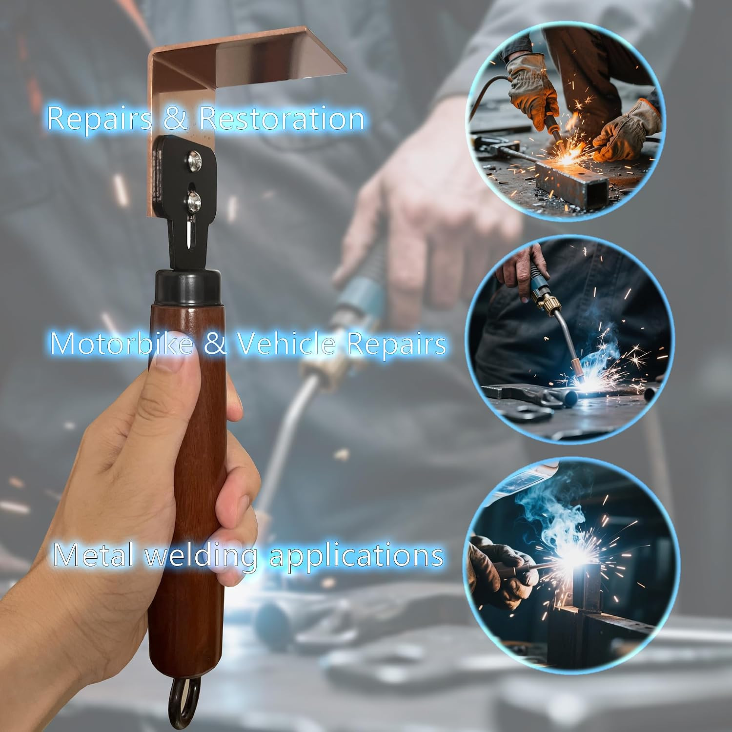 Copper Spoon Welder Backer Tools Welders Helper Welding Equipment Paddle Back...