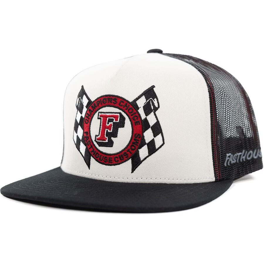 Fasthouse Champion Choice Hat - White/Black 600084-10-00