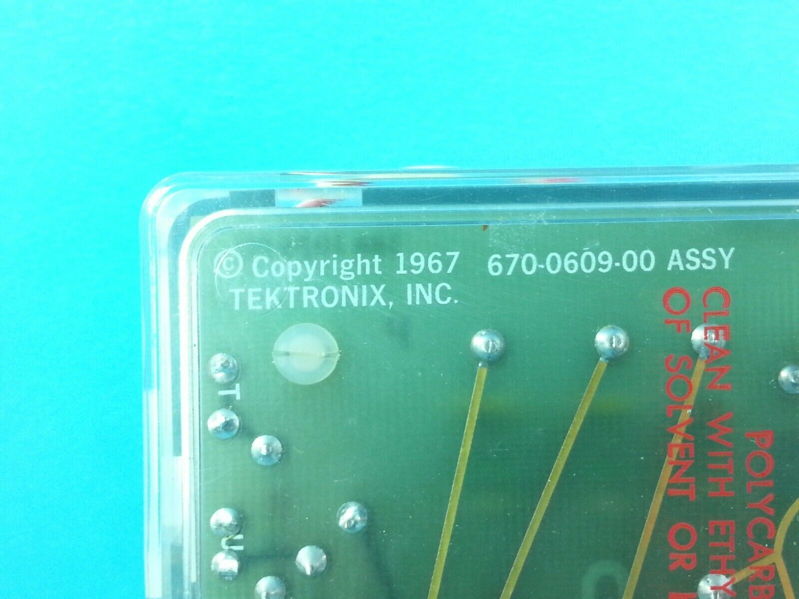 TEKTRONIX TEK 561b HIGH VOLTAGE FLYBACK ASSEMBLY 670-0609-00