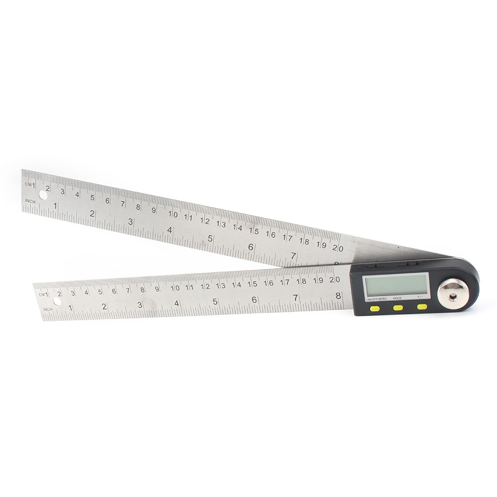 14" Electronic Digital Protractor Goniometer Angle Finder Miter Gauge Ruler
