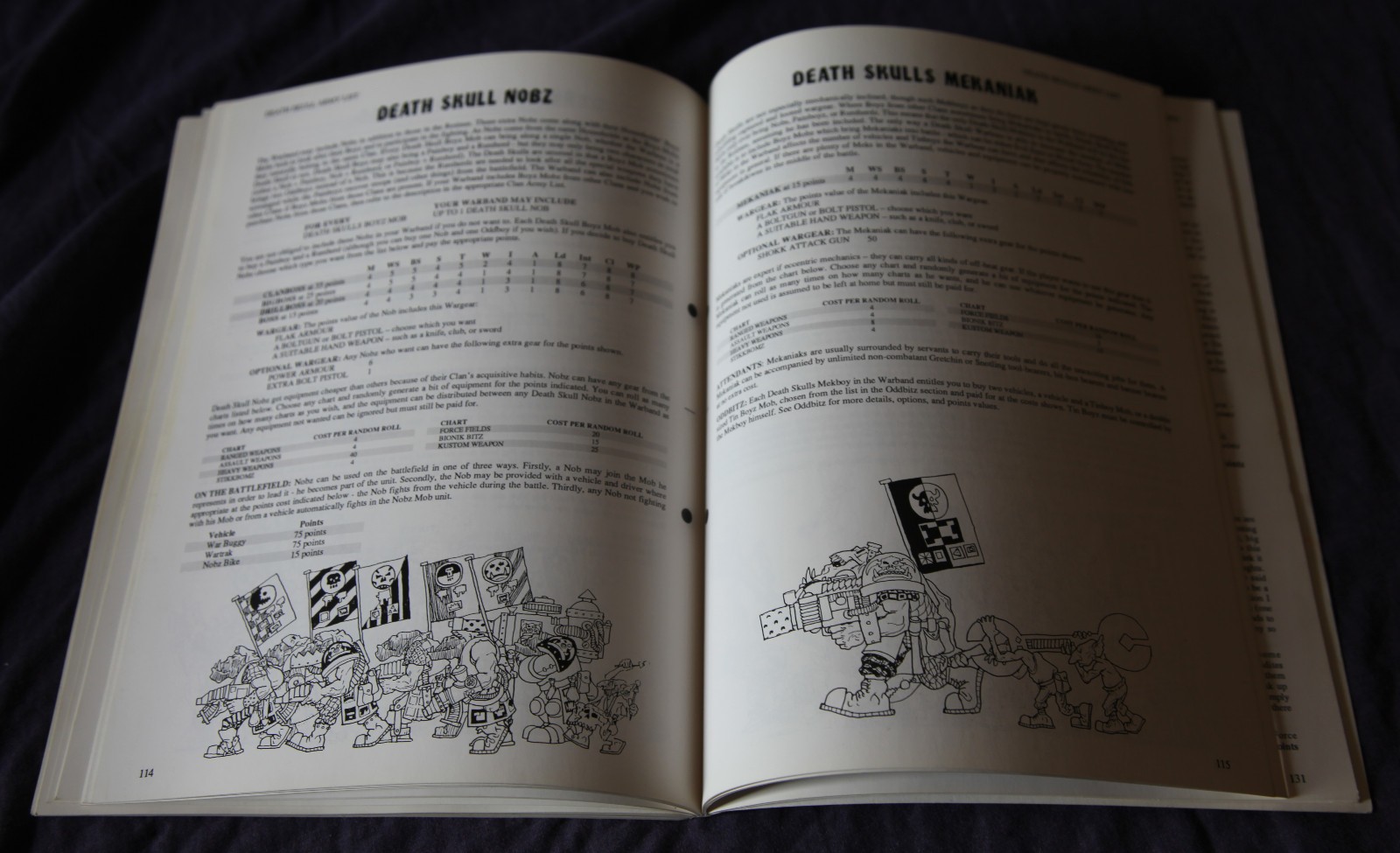 Warhammer 40k, Freebooterz, Freebooters 1991, Orkses Rule Book Codex, Army Lists