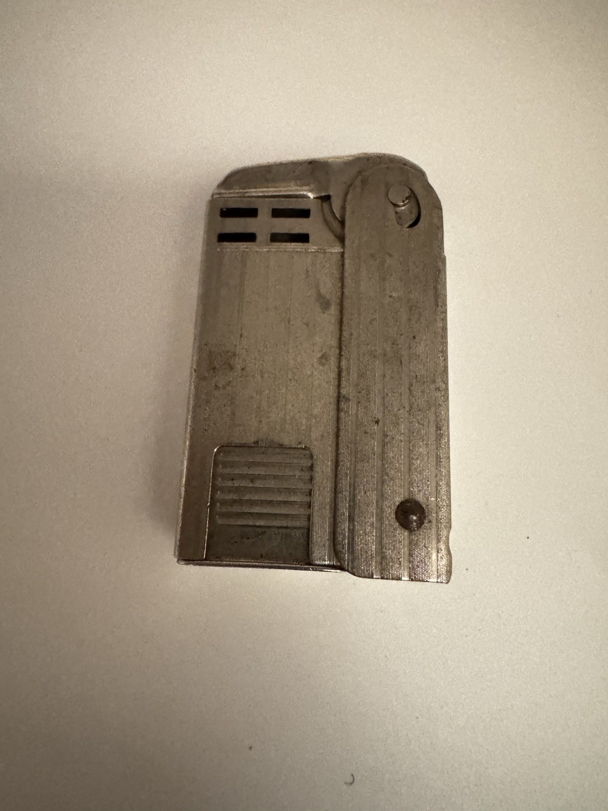 Vintage Regens Squeeze Pocket Lighter Made in USA Sparks Works Untested