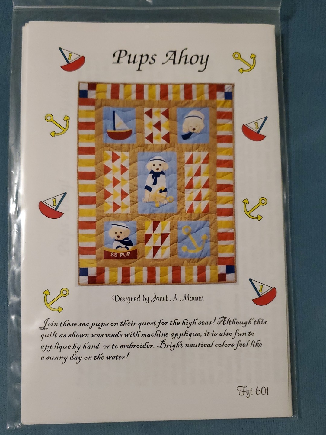 Pups Ahoy Pieced Quilt Pattern For You Too! Pattern Company