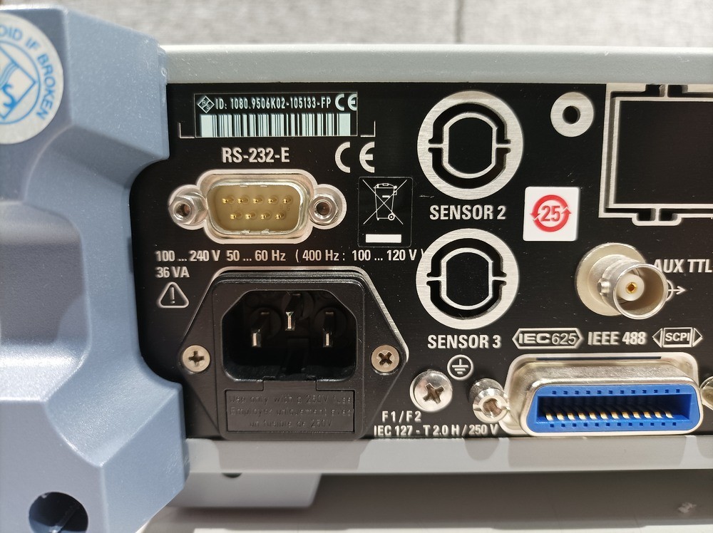Rohde & Schwarz NRT, Power Reflection Meter + NRT-Z44 Directional Power Sensor #