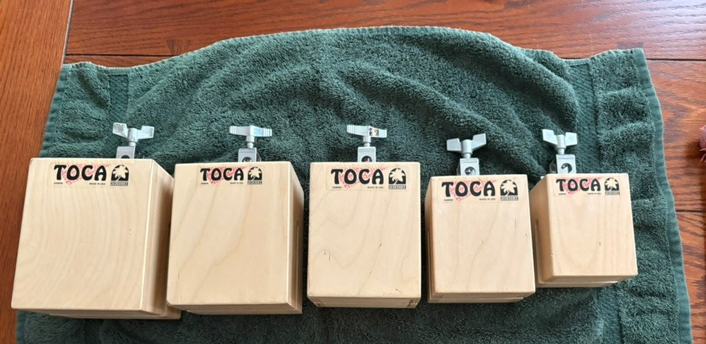 5 TOCA Templle Blocks NO STAND