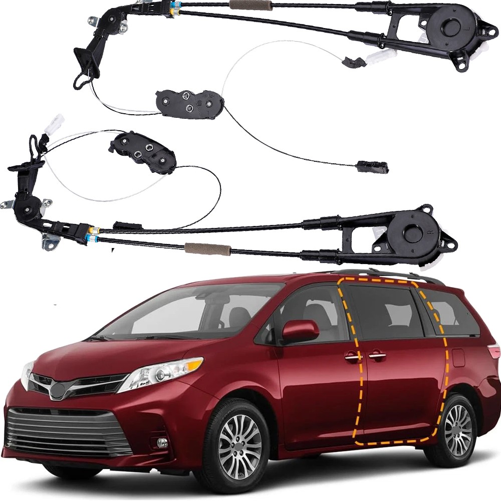 For 11-20 Toyota Sienna 3.5L Pair Power Sliding Door Cable Assembly Left & Right