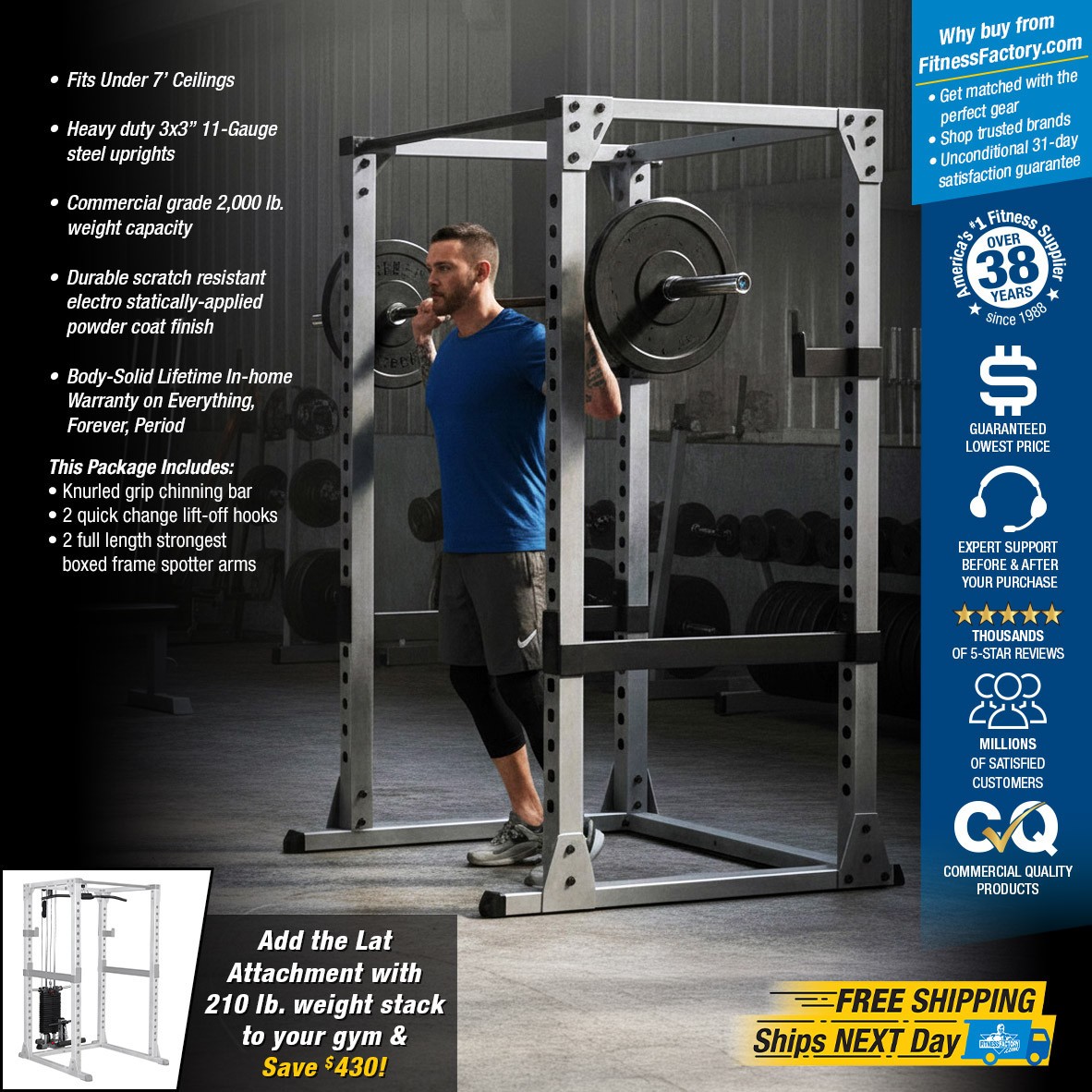Body-Solid GPR378 Power Rack