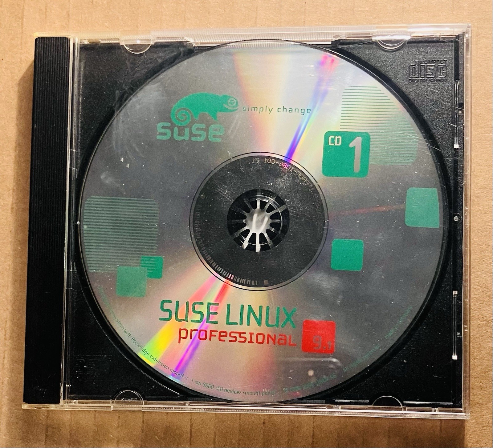 SUSE Linux Professional 9.1 Complete 5 Disc CD Set 2004 Vintage Software