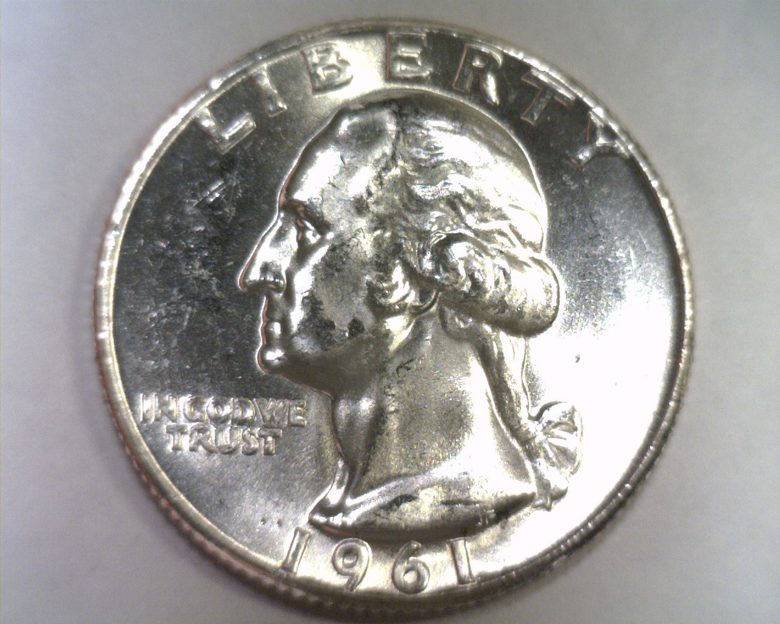 1961 WASHINGTON QUARTER CHOICE UNCIRCULATED CH UNC. NICE ORIGINAL COIN FAST SHIP