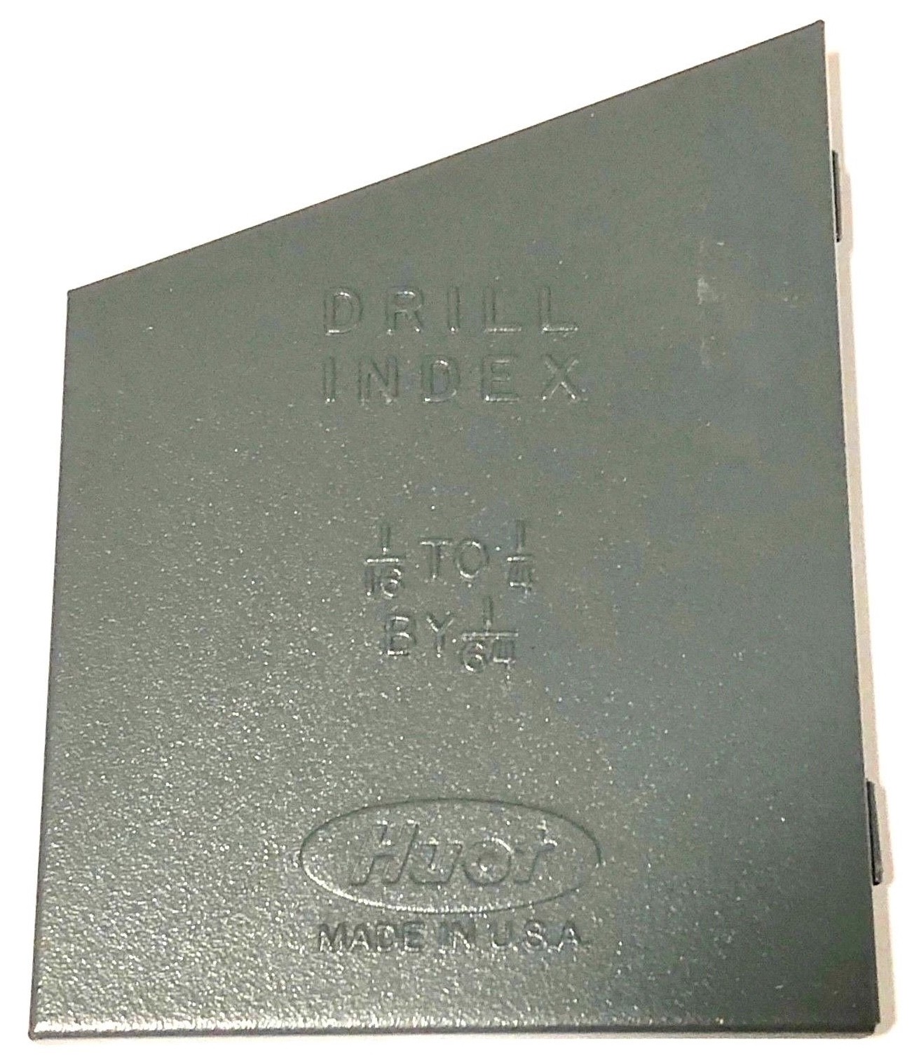 Huot Drill Index 1/16" to 1/4" For Jobber Drills by 64ths USA Made Model 12750