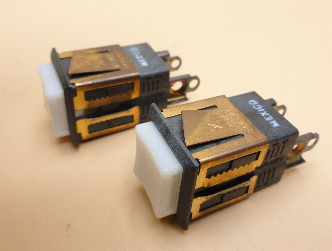 SWITCH CRAFT MOMENTARY PUSH SWITCH PANEL MOUNT (QTY 2 )