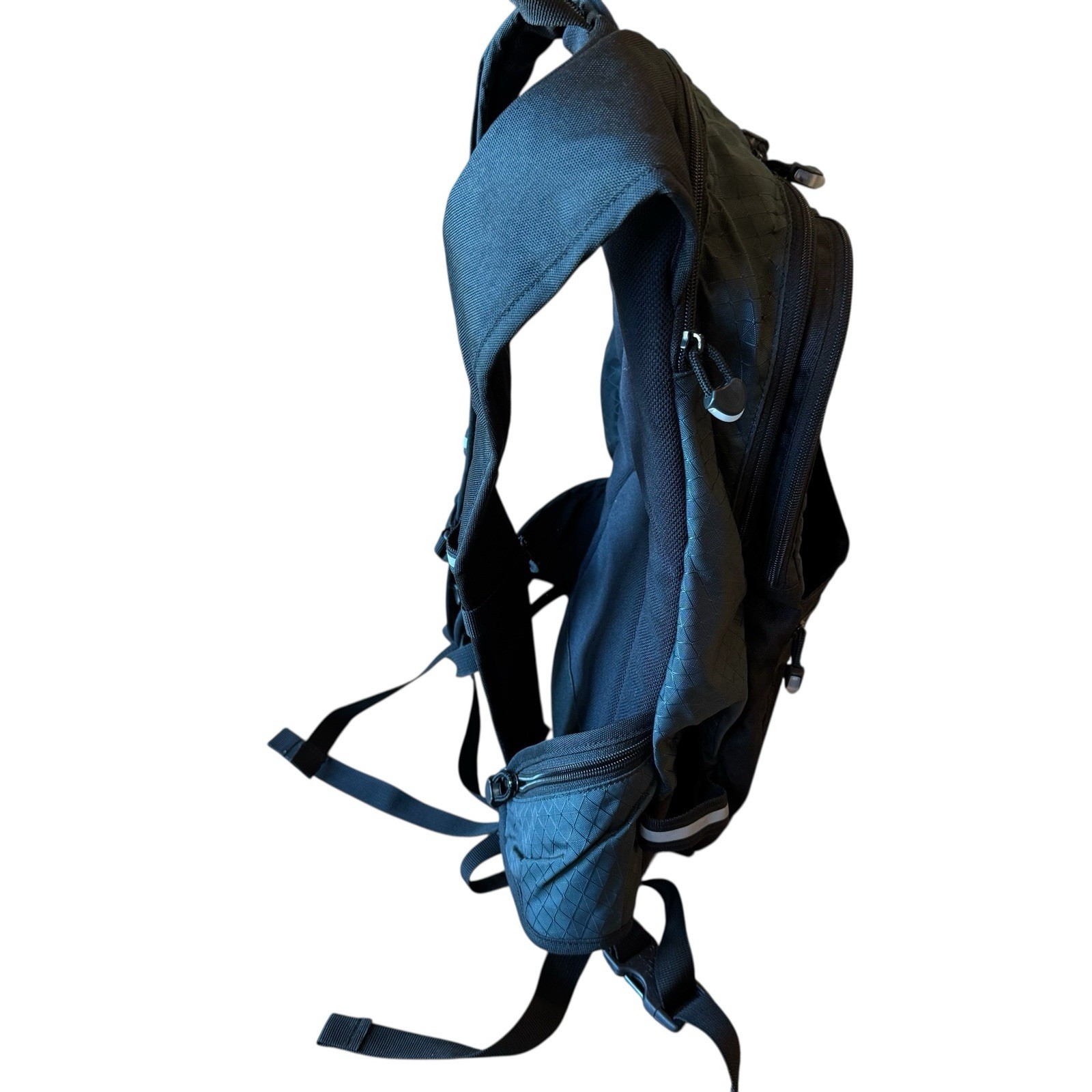Nalgene Hydration Backpack Bl Nylon 6 Zippered Camelback Hiking Unisex 085