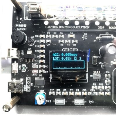 DIY for GEIGER Counter Kit Module Nuclear Radiation Detector With,OLED-Display