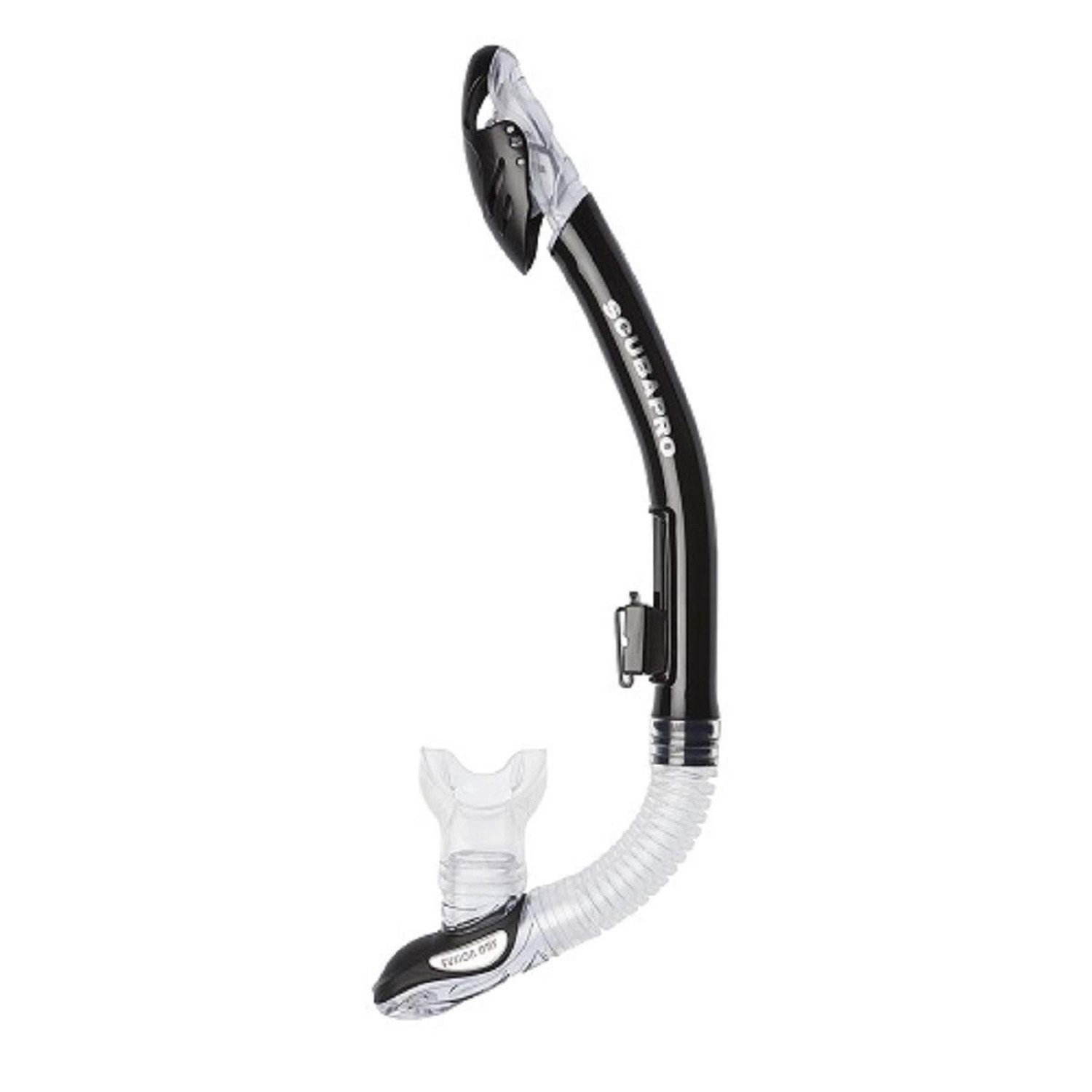 SCUBAPRO Fusion Dry Snorkel for Free Diving One Size Black