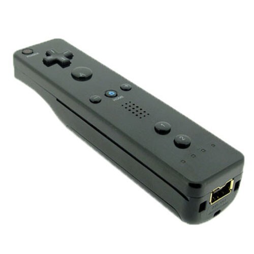 Black Remote Wiimote Nunchuck Controller Set Combo for Nintendo Wii Game