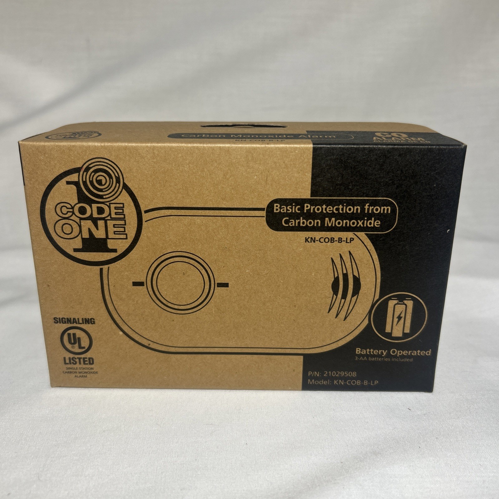Kidde KN-COB-B-LP Nighthawk Carbon Monoxide Alarm- Battery Operated New 21029508