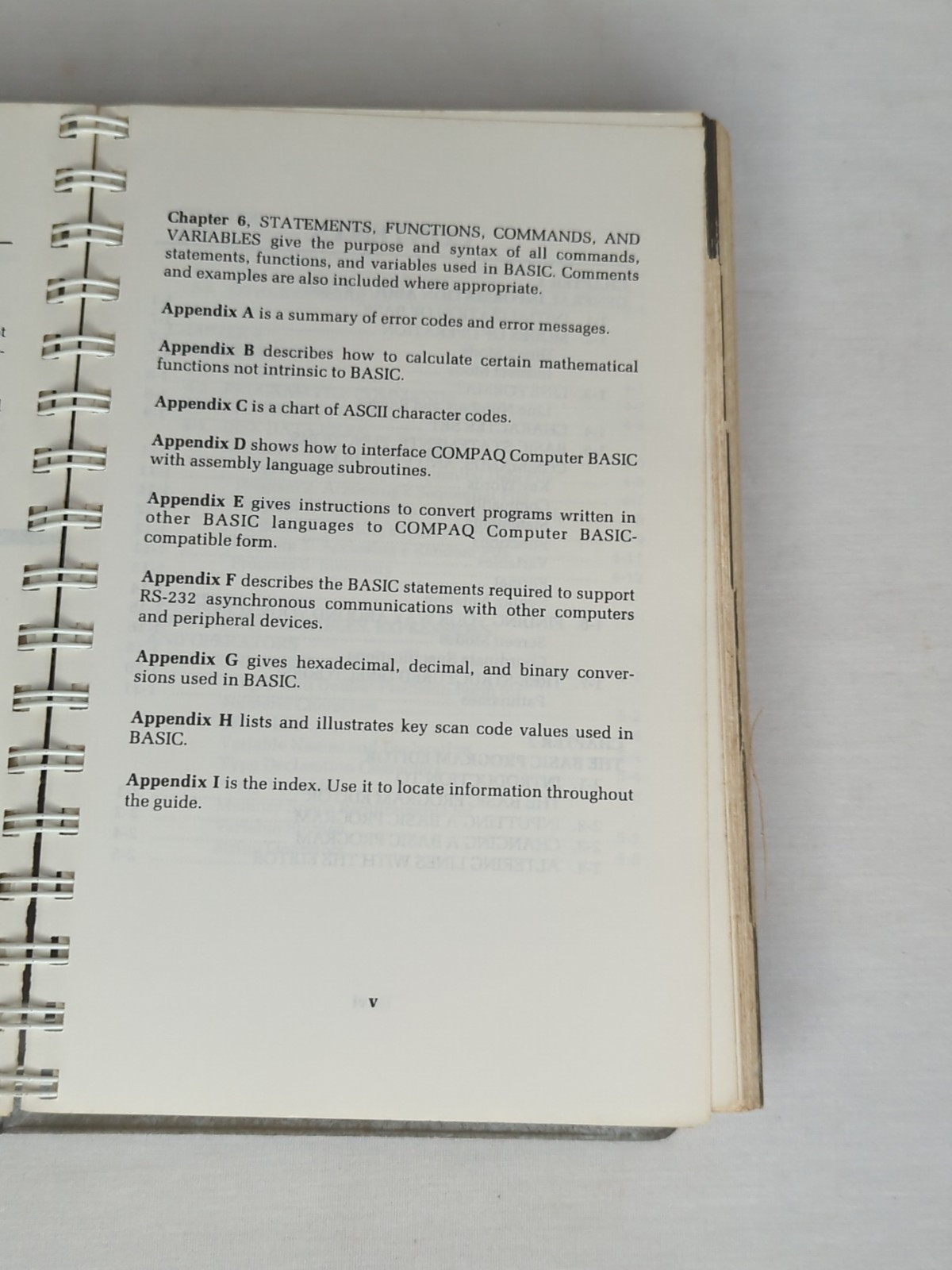 Compaq Basic Version 2 Reference Guide 100632