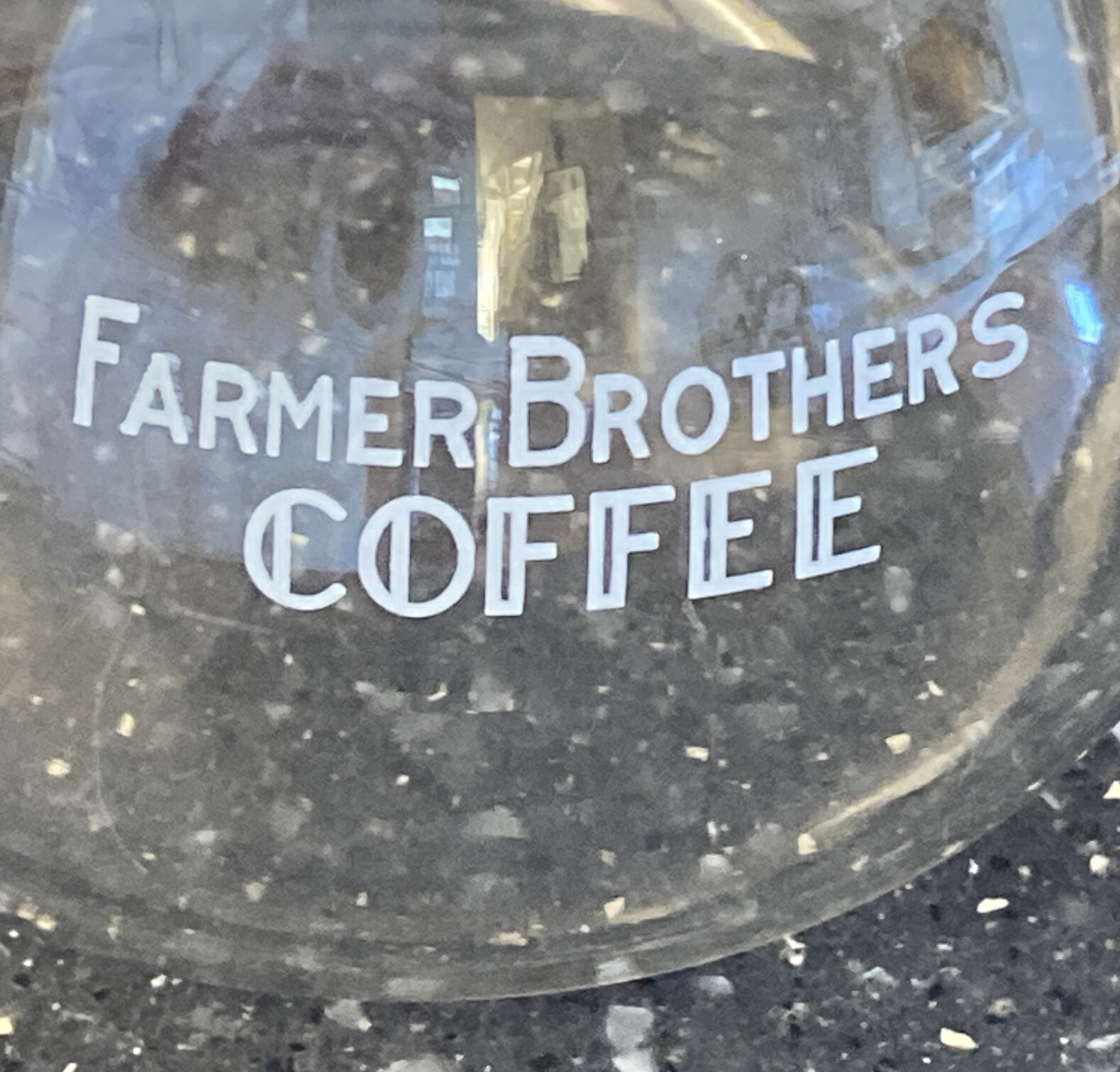 Antique Vintage Farmer Brothers Coffee Pot Carafe Pyrex Restaurant