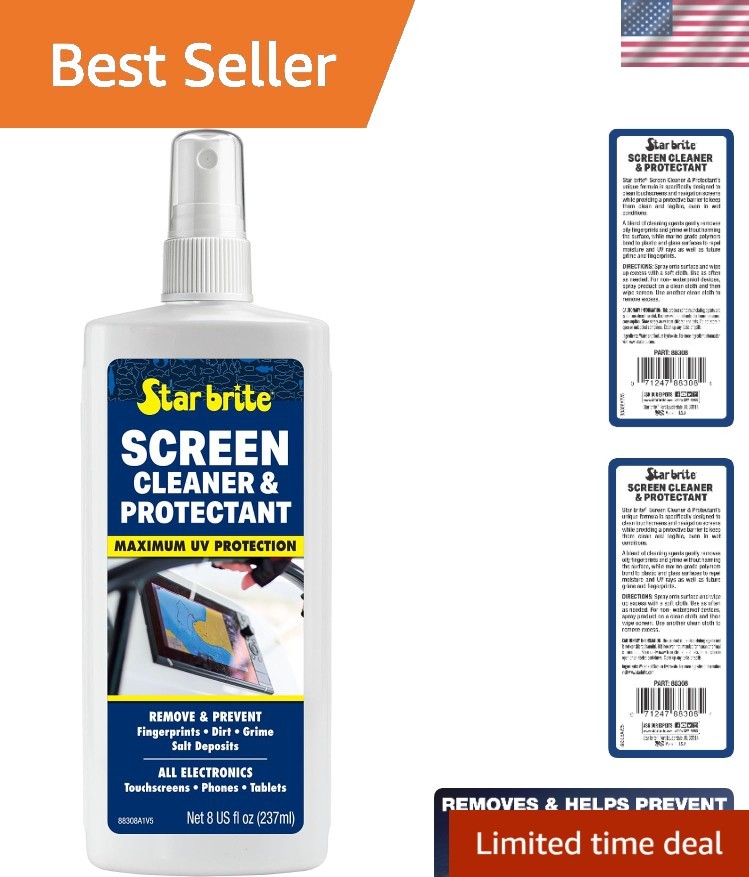 Advanced Rain-Repellent Screen Cleaner - Protects Phones, Sunglasses & More