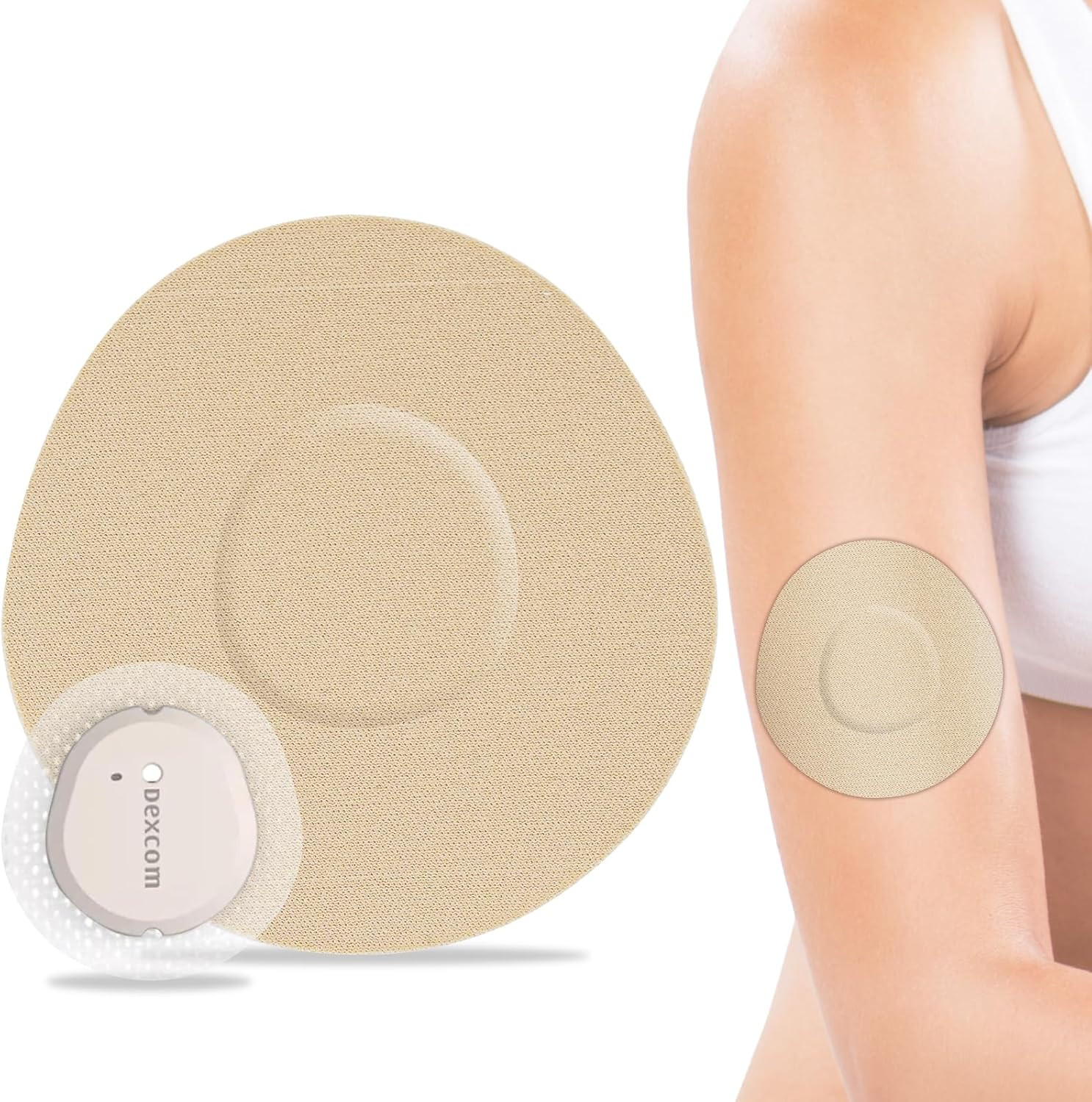 Adhesive Patches for Dexcom G7 & Stelo CGM – Waterproof over Patches for G7 Flex